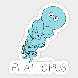 Plaitapus Sticker